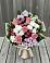 Букет цветов из: Альстромерии, Гвоздики, Розы и Хризантемы в Селты