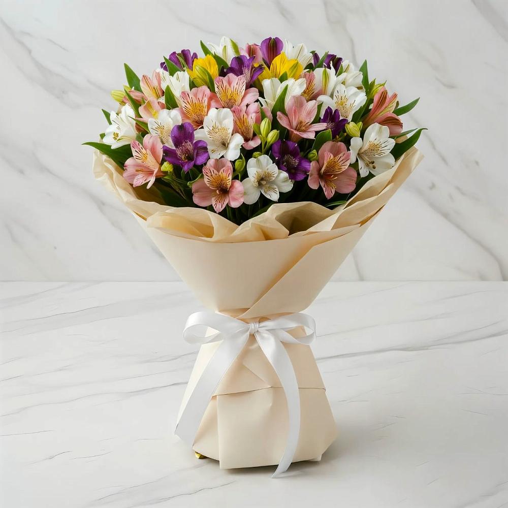 Букет цветов из: Альстромерии в Селты