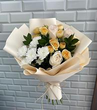 Букет цветов из:  Розы и Хризантемы в Селты