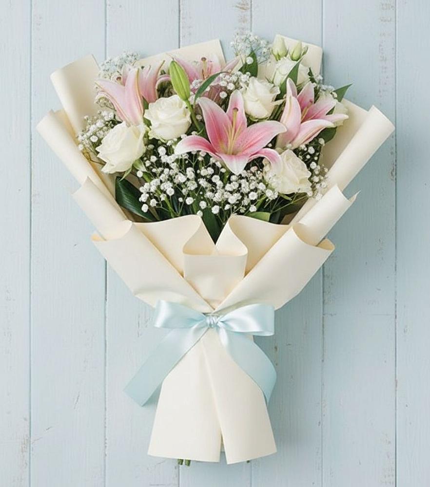 Букет цветов из: Лилии в Селты