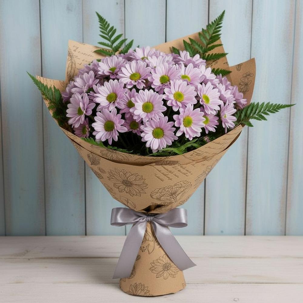 Букет цветов из: Хризантемы в Селты