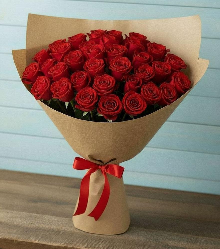 Букет Красные розы Милано в Селты