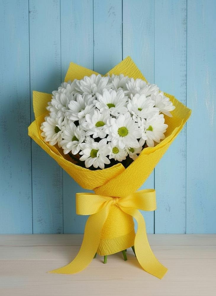 Букет цветов из: Хризантемы в Селты