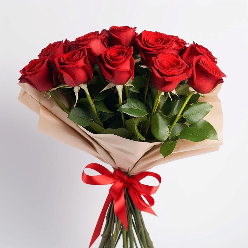 Букет 11 Красных роз Эдлесс Лав в Селты