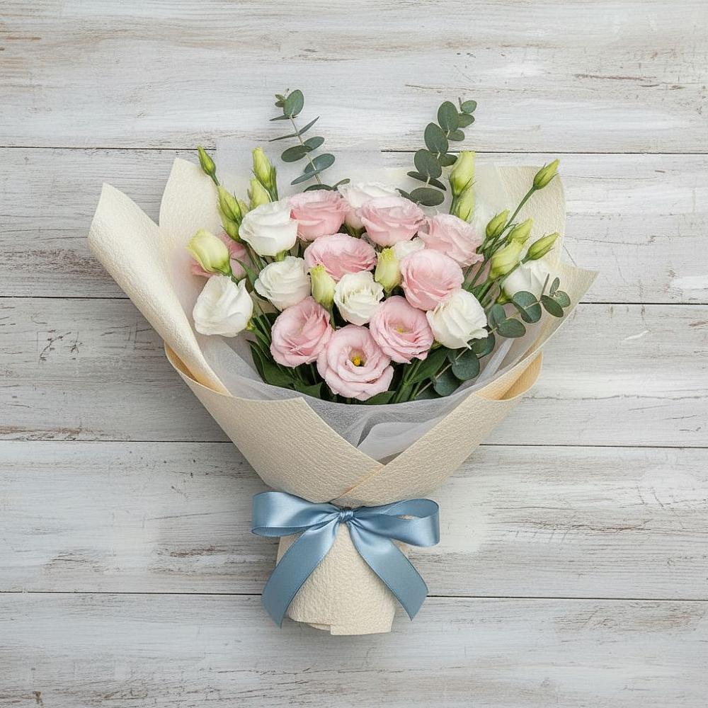 Букет цветов из: Лизиантусы в Селты